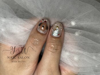 クリスマスネイル