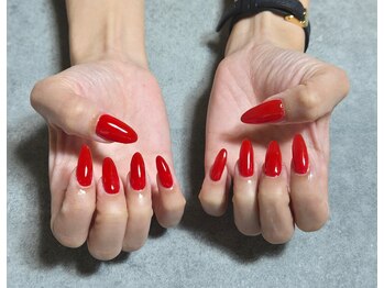 アマダネイル(amadanail)/赤カラー