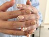 【nail】A design◆¥8000 (デザイン36種/色&配置変更ok)