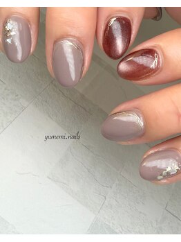 ユメミネイルズ(yumemi.nails)の写真/約350色から選べる豊富なカラー★オフィスや日常など、どんなシーンにも馴染む大人可愛いデザインが多数♪