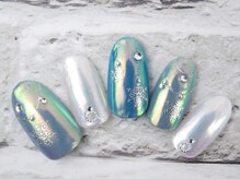アミュージングネイル(amusing nail)/90分☆結晶ミラー
