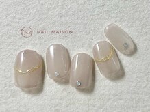 ネイルメゾン 梅田(NAIL MAISON)/ヌーディーオフィスゴールド