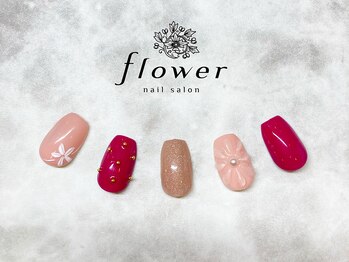 フラワーネイルサロン(flower)/定額デザイン¥8500