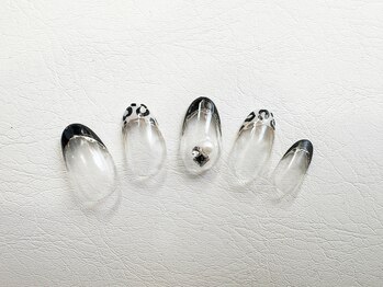 カミアンユイヤ ネイルラボ(KAMIANYUIYA Nail LAB)/レオパードフレンチ
