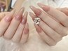 【チップスカルプ】6月限定ワンカラー+パーツコース6980円