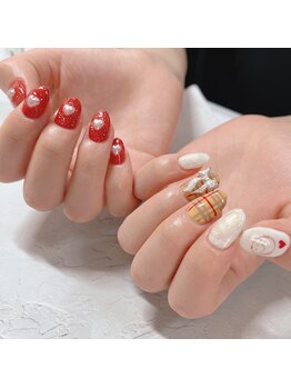 ブラン(blanc)/レッドネイル