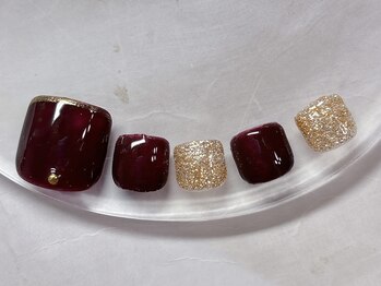 ココネル 本八幡店(coconail)/foot simple　￥5500