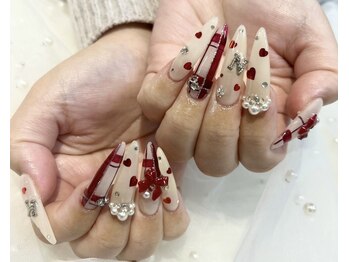 シエル(Ciel)の写真/美フォルムが叶う★宝石のような美しい指先へ♪【ジェルチップ長さ出し★フリーアートシンプル¥12800】