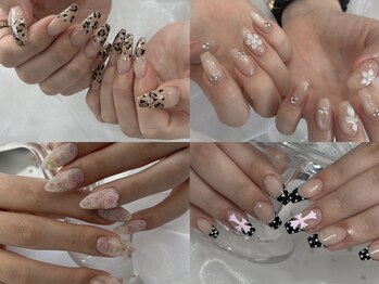 エステレラ ネイル(esterella nail)の写真/ワンホン｜華やかデザイン