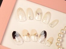 リエル(Riel)/ブライダル系フラワーネイル9280