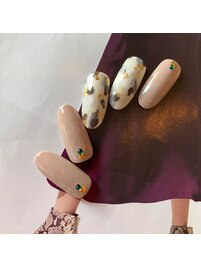 白べっ甲ネイル