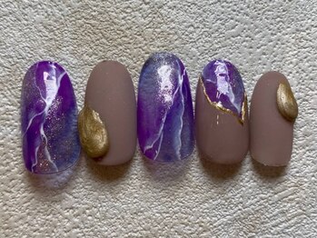 レイネイル 岐阜茜部店(RAY NAIL)/ニュアンス大理石ネイル