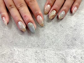 ミラーニュアンスネイル