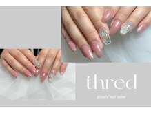 スレッドネイル(THRED nail)の雰囲気（シンプル上品なデザインが人気◎）