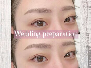 マヴィー 千葉店(Mavie)の写真/眉毛 × まつげパーマ｜ブライダルは毛周期に合わせて3ヶ月かけて完成！自分史上最高の目元で最高の1日を◎