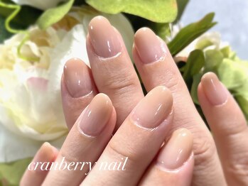 クランベリーネイル 代官山 恵比寿(cranberry nail)/ナチュラルカラーグラデーション