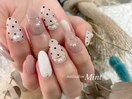 ハートドットネイル♪
