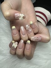フラワーズネイル(flowers nail)/パステルガーリーワンホン