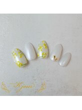 ケージュール(Kjour)/菜の花ネイル