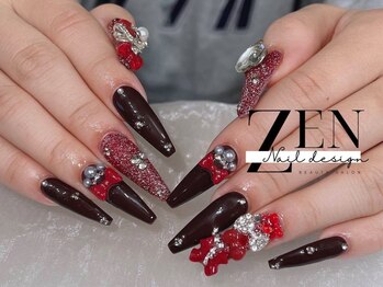 ゼン ネイル デザイン 池袋(ZEN NAIL DESIGN)/* 長 さだしやり放題×つけ放題
