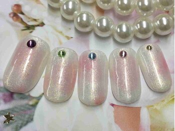 オハナレイ LEALEA FITNESS&SPA 東戸塚店内/ガーリーネイル*モテネイル