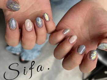 シファ(Sifa.)/ブルー/ニュアンス