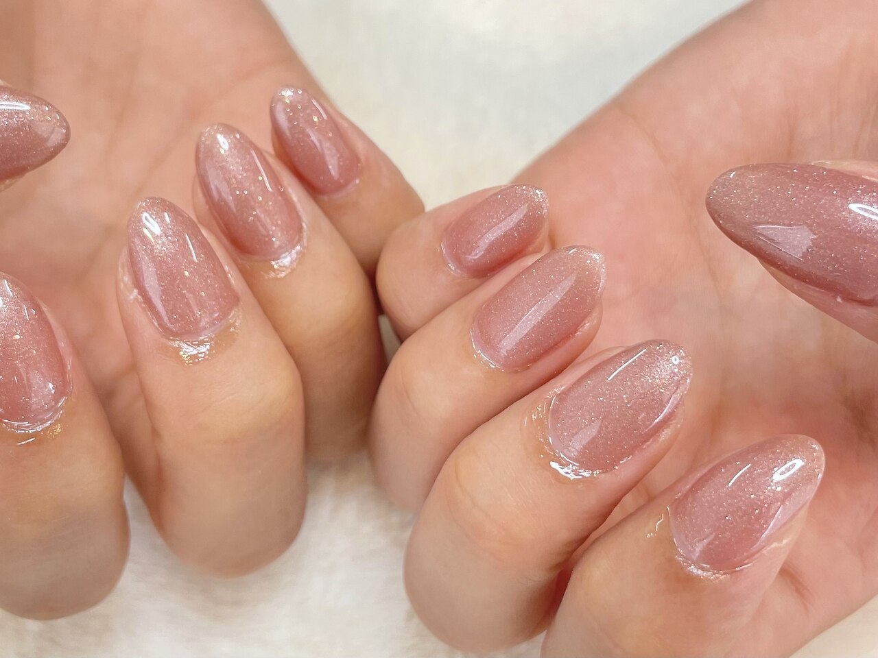 【ハンドネイル】美フォルム★シンプルワンカラー・グラデーション\5800