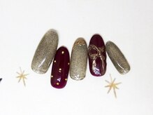 ネイルライフ(NailLife)/ミラーリボンスタッズフラッシュ