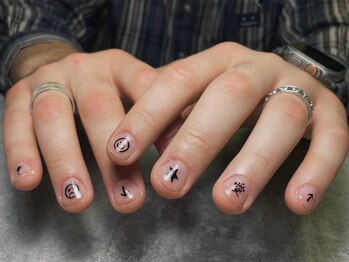 オムネイル 渋谷(HOMME NAIL)/定額デザイン ¥7.100