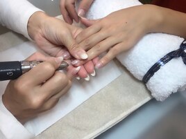 お爪に優しいフィルイン施術導入