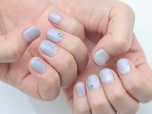 ミサコネイル(MISAKOネイル)/ワンカラー(マグネット)デザイン