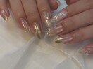綺麗めオレンジニュアンス