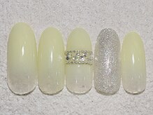 リノ ネイル(Rino nail)/3月の新作ガーリーイエロー803e1