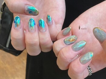 アイネイルズ 渋谷店(I nails)/シェルシースルー￥9,480 [渋谷]