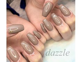 ブラウンベージュネイル