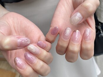 ネイルアルケー(Nail ARCHE)/ぷっくりニュアンスネイル