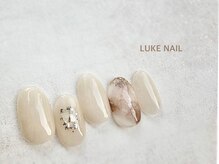 ルークネイル 恵比寿店(LUKE NAIL)/シンプルタイダイネイル　春夏