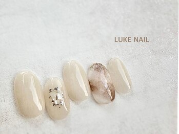 ルークネイル 恵比寿店(LUKE NAIL)/シンプルタイダイネイル　春夏
