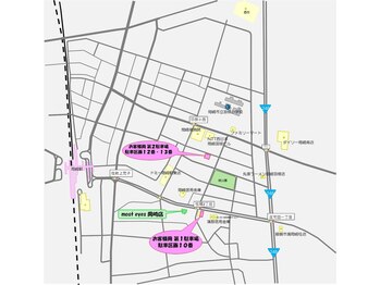 モストアイズ 岡崎店(most eyes)/【駐車場のご案内】