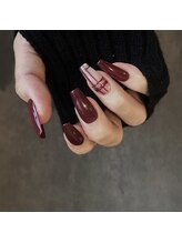 レイドット バイ シャルム(Ray.by Charme)/チェック柄ネイル