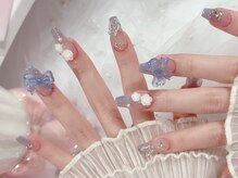 ミス シャーリー(Miss Shirley)/【ブルーグラデ×リボン】