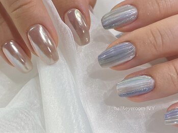 アイヴィー(IVY)/aurora/ブルー/アシンメトリー