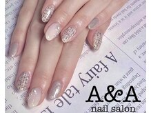 アイラッシュサロン エーアンドエー(eyelash salon A&A)/ツイードネイル