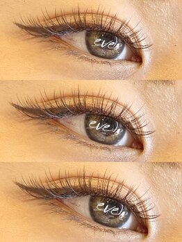 イヴ(eve.)の写真/【お得なリニューアルオープンクーポンご用意!】エクステの種類が豊富なのはもちろん,本数の選択肢も多数★