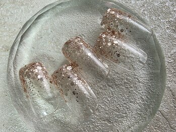 エムケーネイル(M&K NAIL)/ラメグラデーション