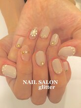 ネイルサロン グリッター(NAIL SALON glitter)/秋の女子ネイル