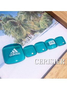 スポーティーフットジェルネイル