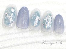 ラグジュアリーネイルズ アカバネ(Luxury Nails Akabane)/爽やか*ブルーNail