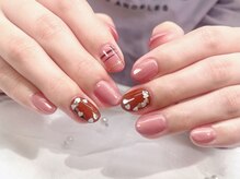 ジョアネイル(JOA Nail)/ハートホロ*チェックネイル