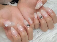 ラカプライベート(LaKa private)/シアーホワイトネイル